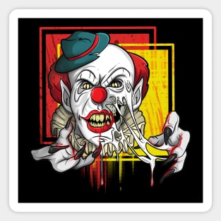 Classic Horror Clown Magnet